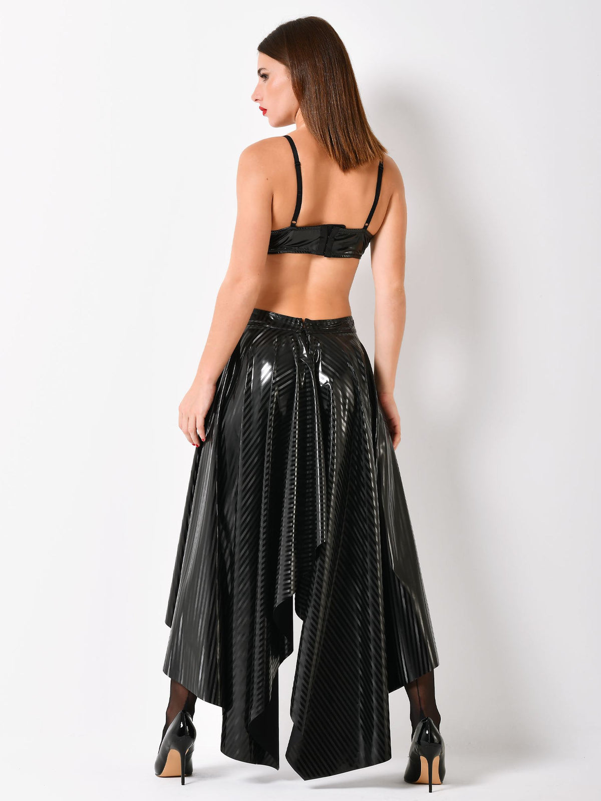 Lack Rock O gestreift Schwarz Damen – Patrice Catanzaro