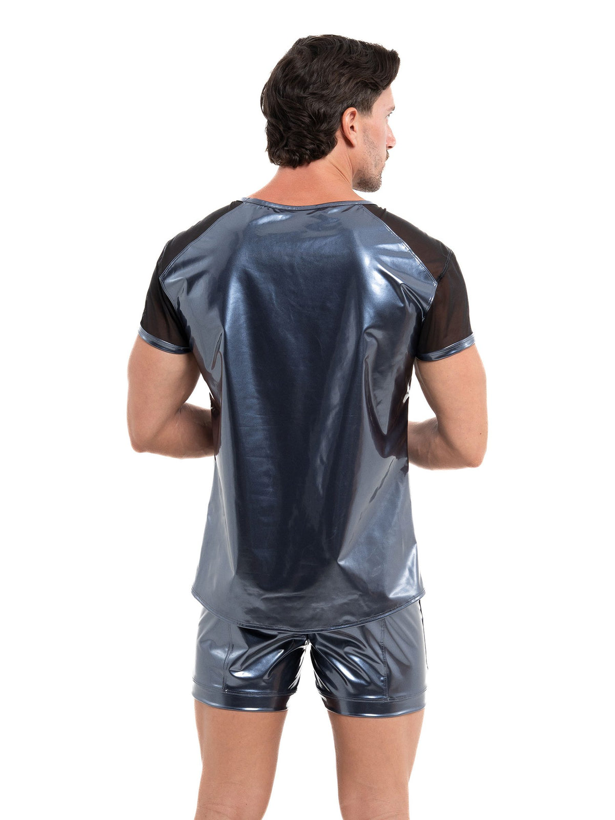 Lack Shirt Prométhée Herren von Patrice Catanzaro – Rückansicht, als Set