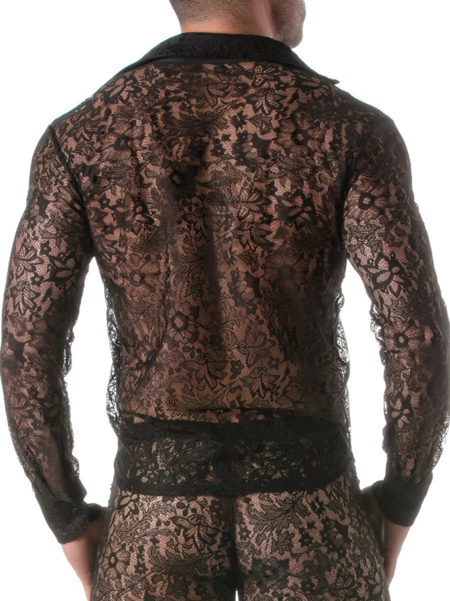 Langarmhemd aus Spitze – TOF Paris - Hinreissend