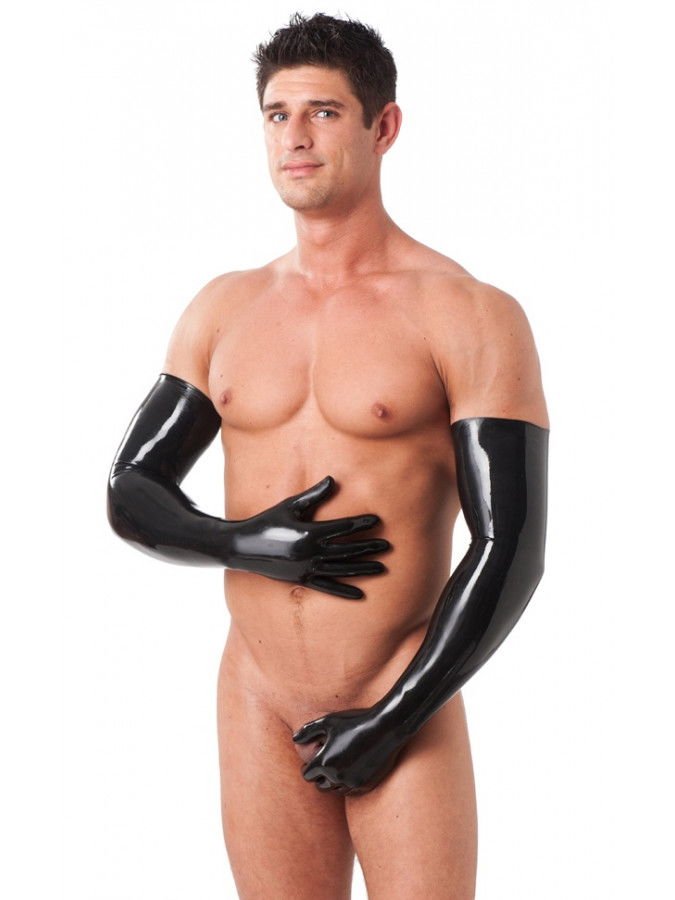 Lange Latex Handschuhe - Rimba - Hinreissend