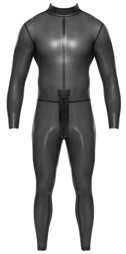 Latex Overall Smoke von Late X – Vorderansicht ohne Model