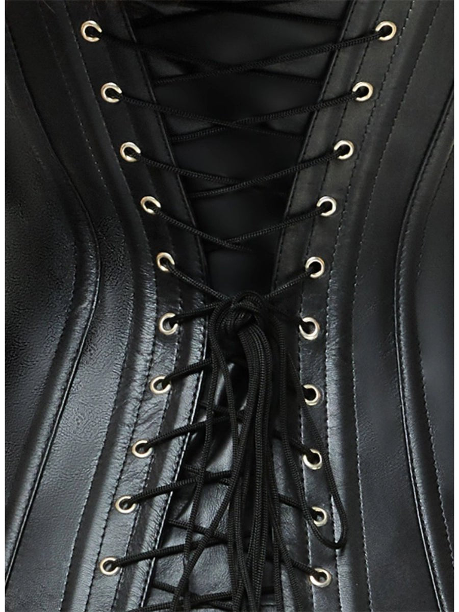 Leder - Corsage Schwarz – Zado - Hinreissend