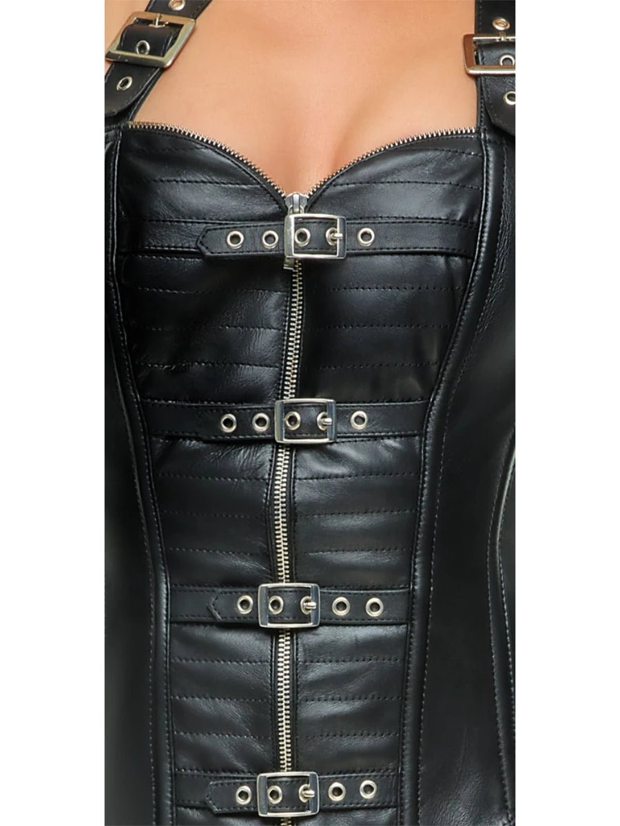 Leder - Corsage Schwarz – Zado - Hinreissend