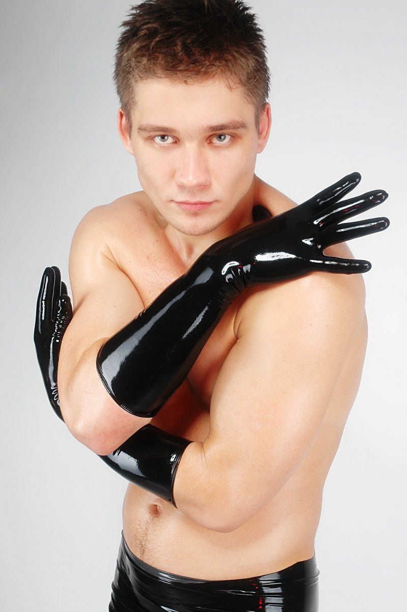 Mittellange Latex - Handschuhe – Fetisso - Hinreissend