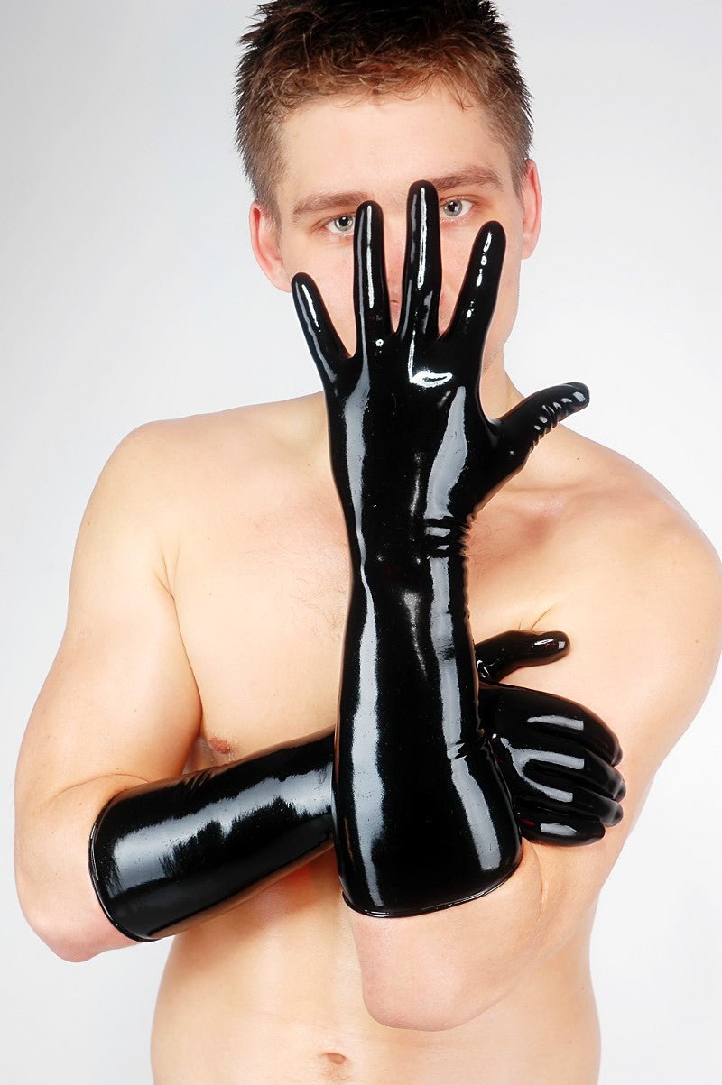 Mittellange Latex - Handschuhe – Fetisso - Hinreissend
