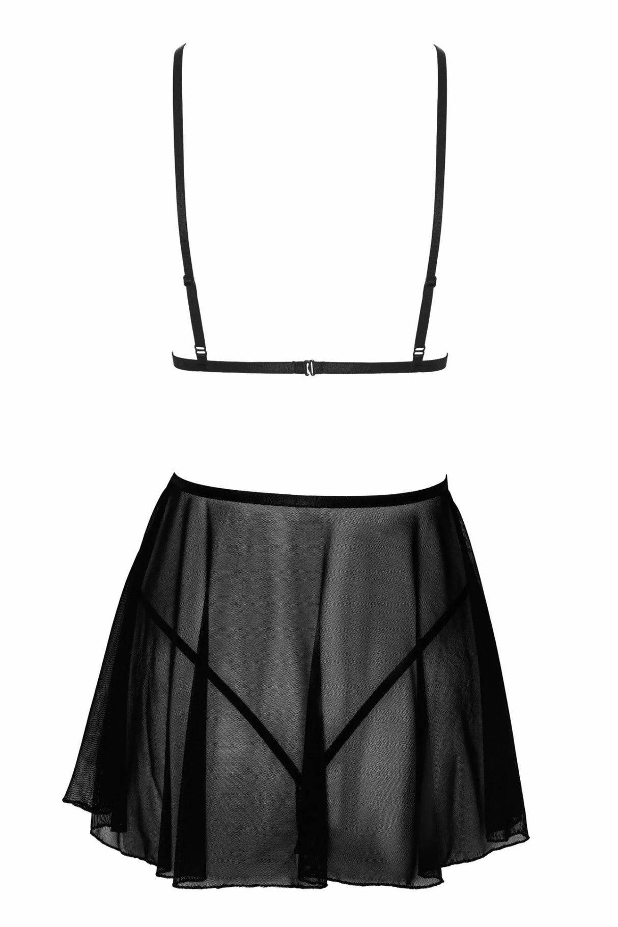 Negligée aus Netz und Spitze KISS242 - Kissable - Hinreissend