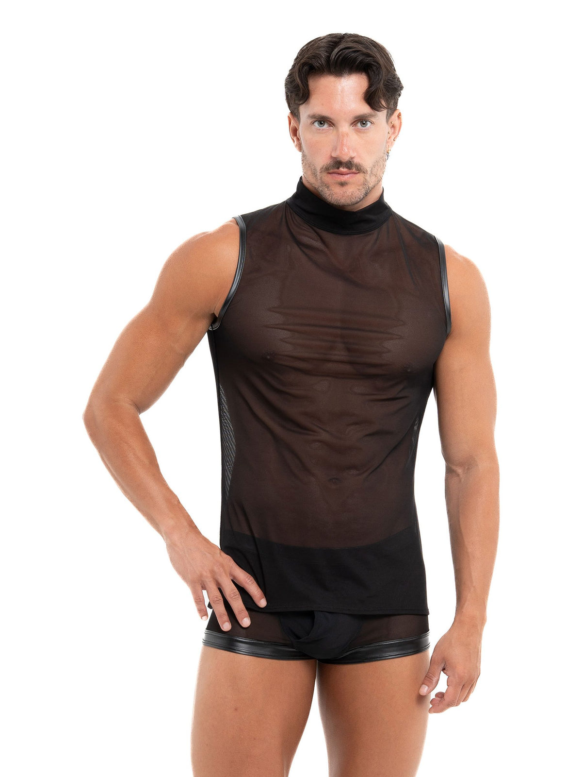 Netz Tanktop Hercule Herren von Patrice Catanzaro – Vorderansicht
