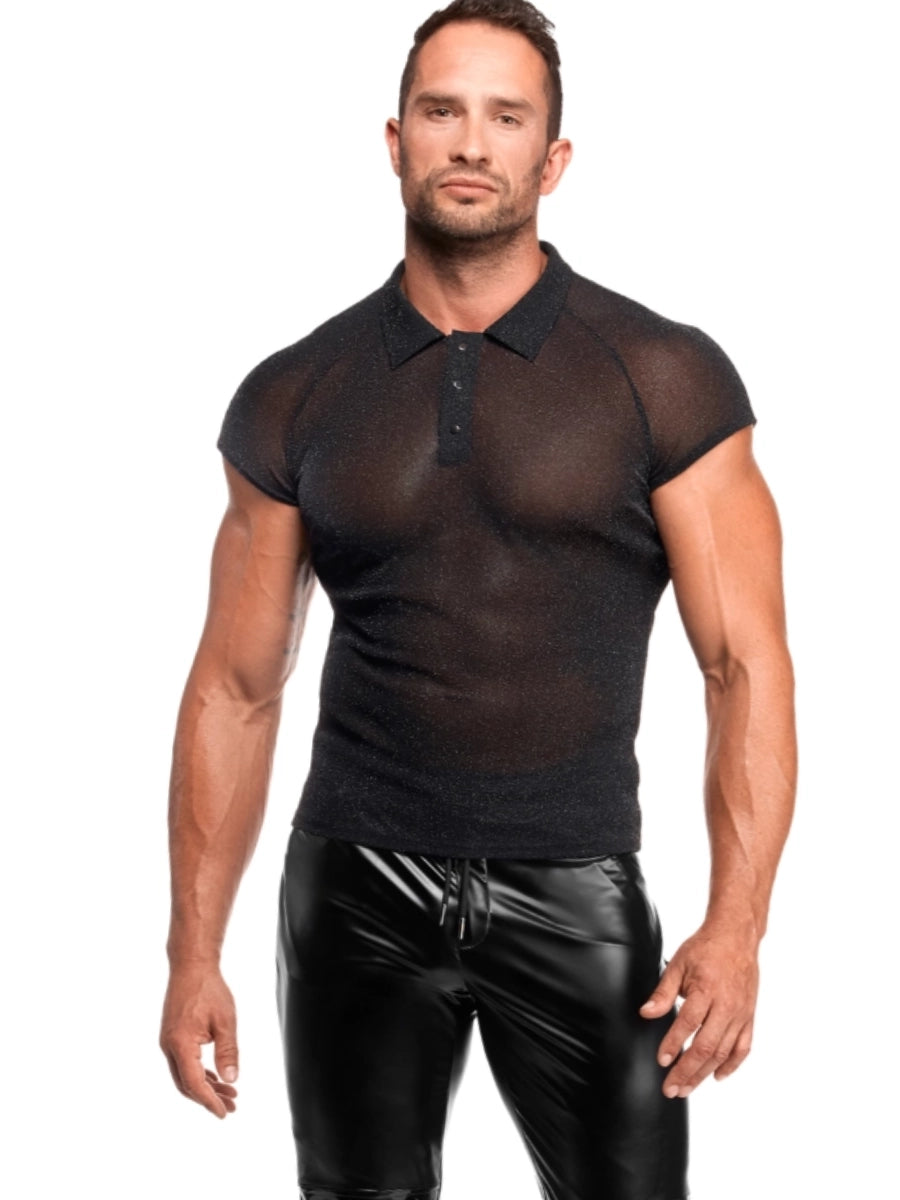 Tüll Polo Onyx – Noir Handmade