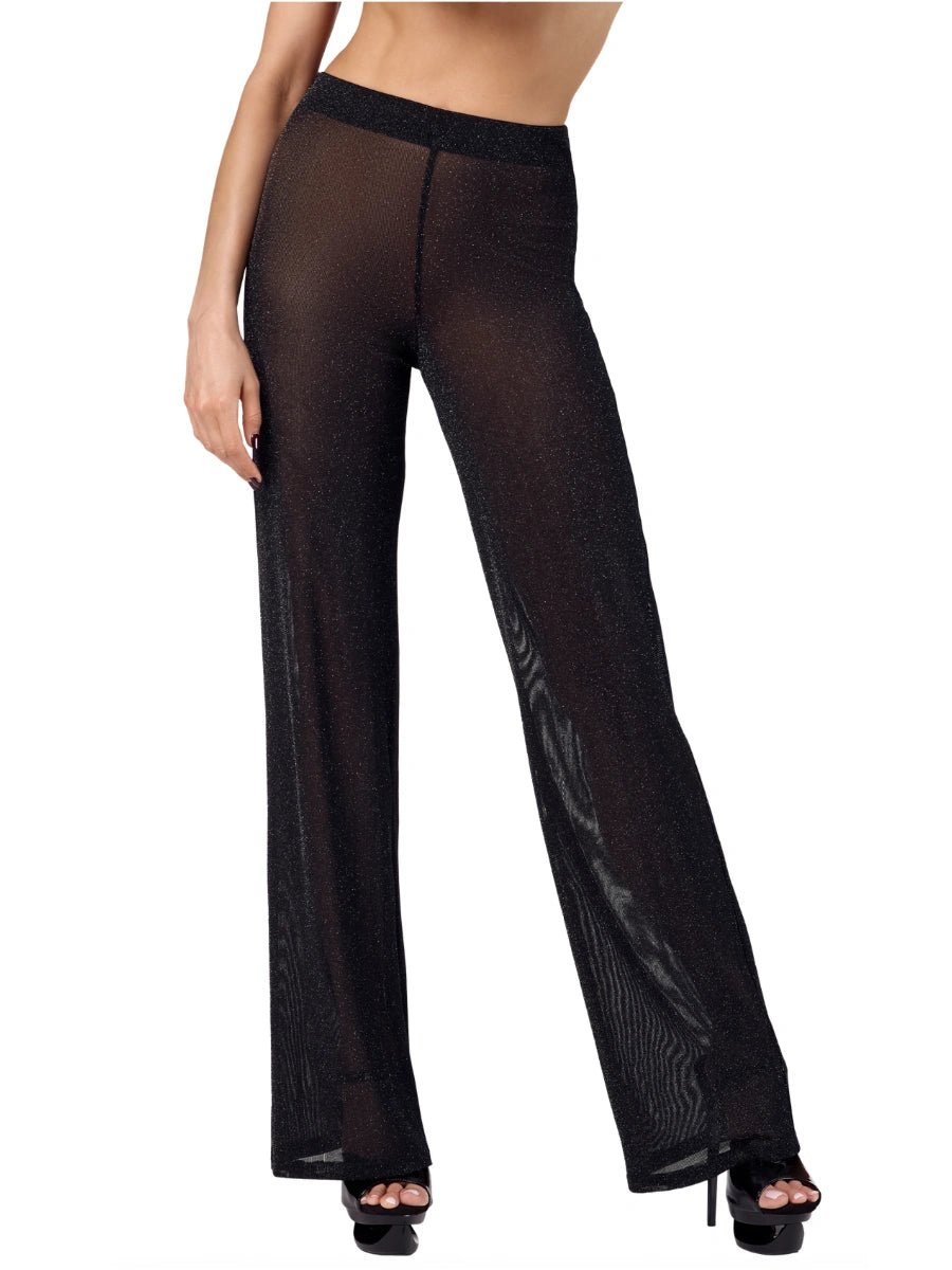 Onyx Sheer Palazzo Pants - Noir Handmade - Hinreissend