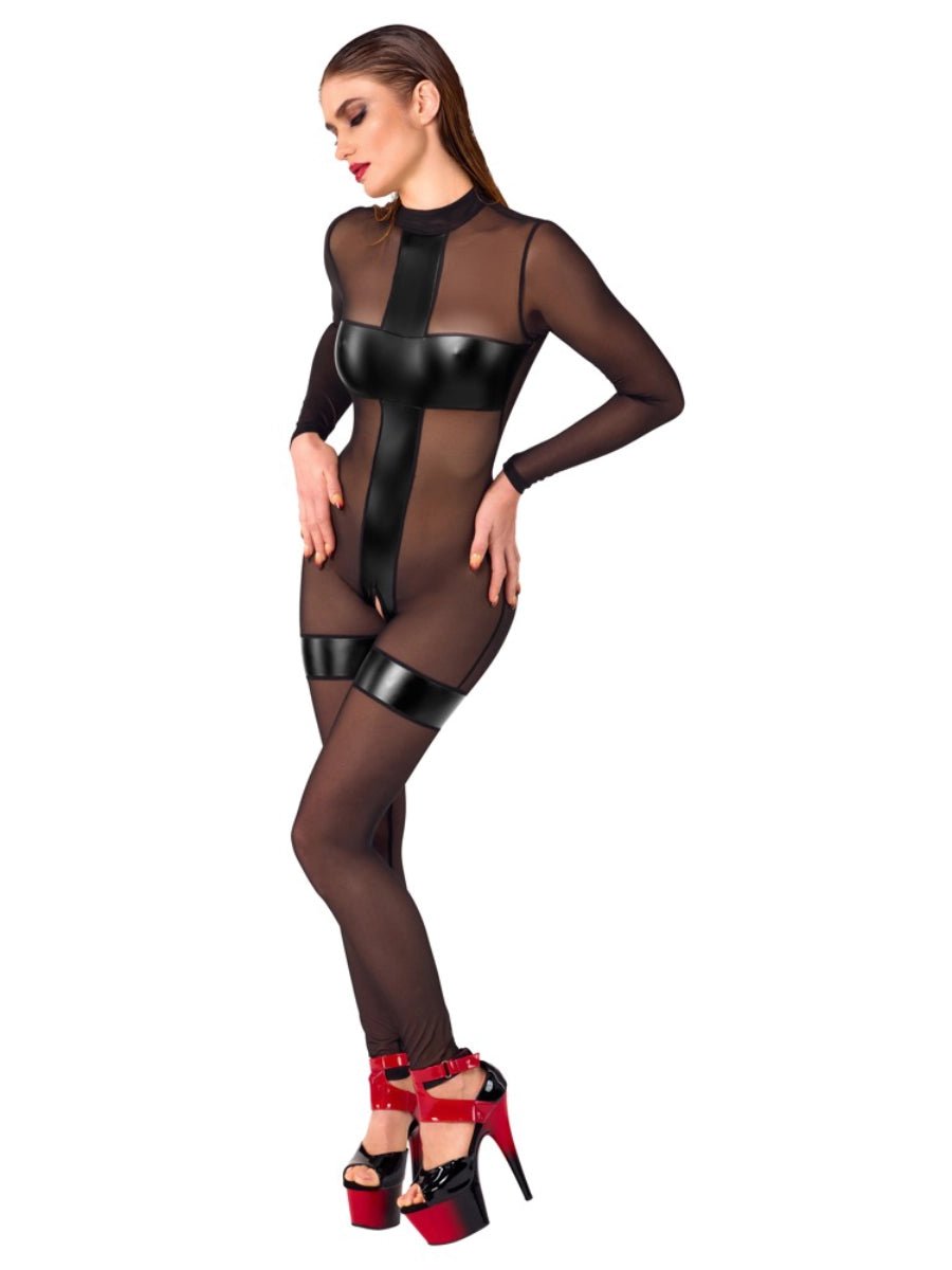 Overall ouvert Transparent – Noir Handmade - Hinreissend