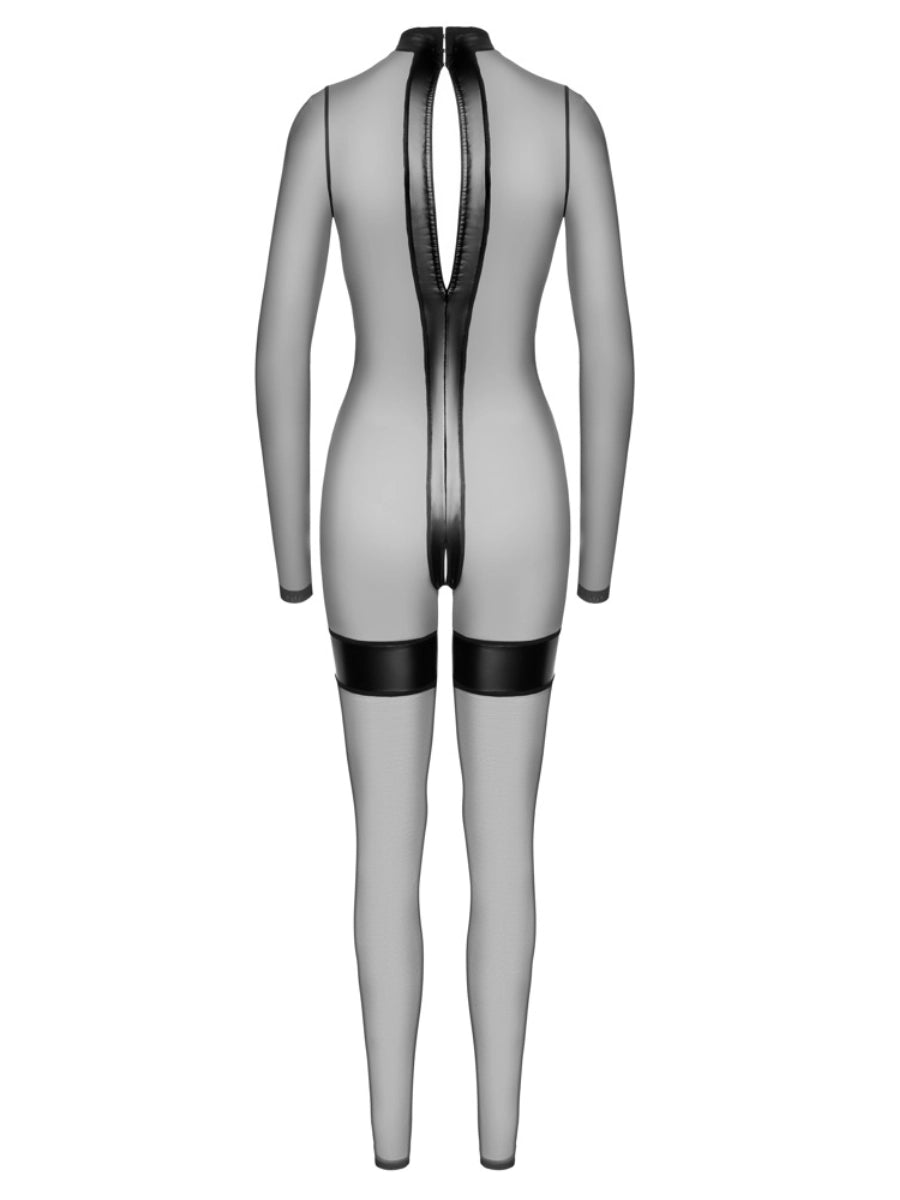 Overall ouvert Transparent – Noir Handmade - Hinreissend