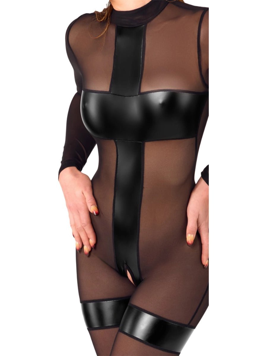 Overall ouvert Transparent – Noir Handmade - Hinreissend