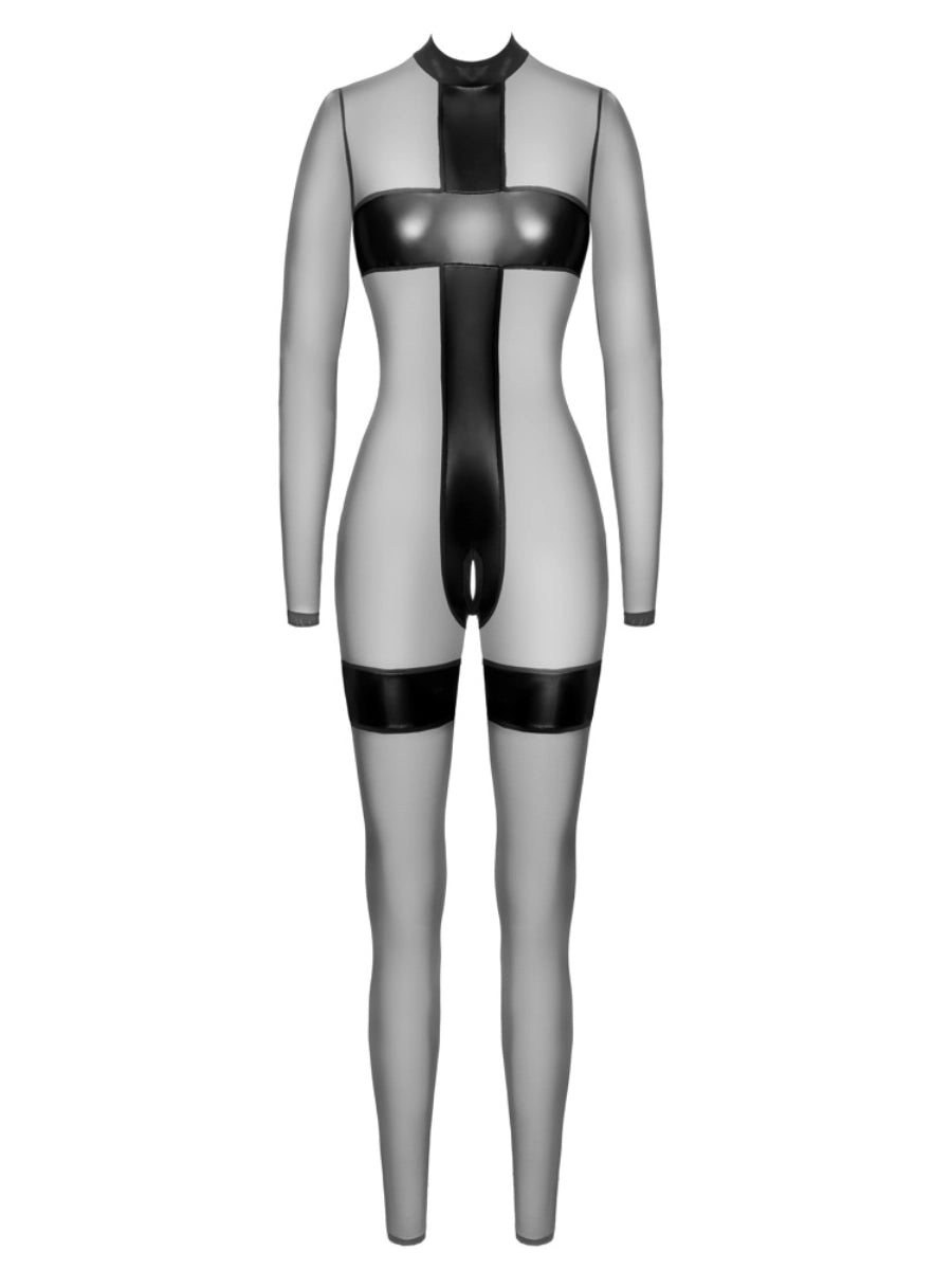 Overall ouvert Transparent – Noir Handmade - Hinreissend