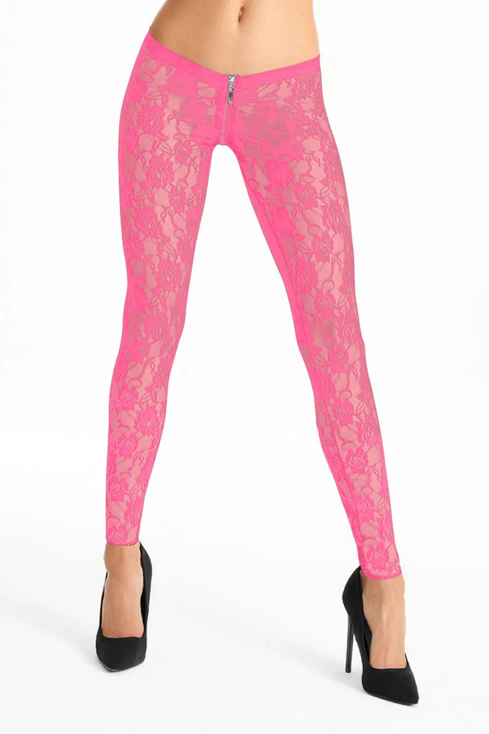 Pinke Spitzen Leggings - 7Heaven - Hinreissend