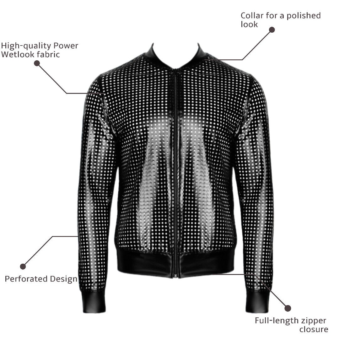 Powerwetlook Jacke H076 - Hinreissend