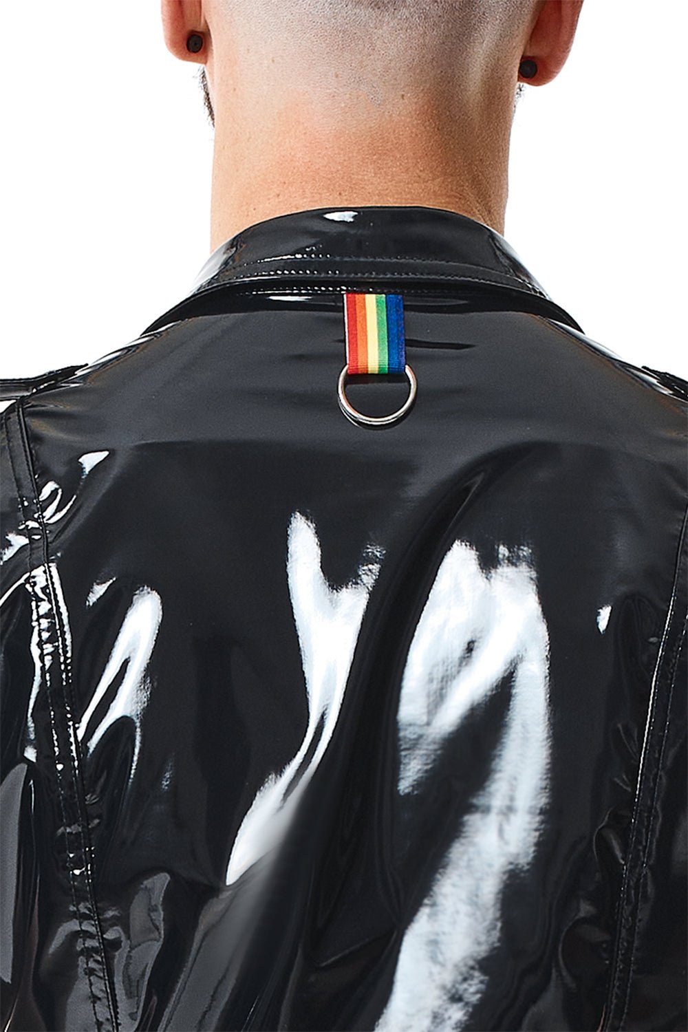 PVC Herren T-Shirt "Luigi" schwarz - Hinreissend