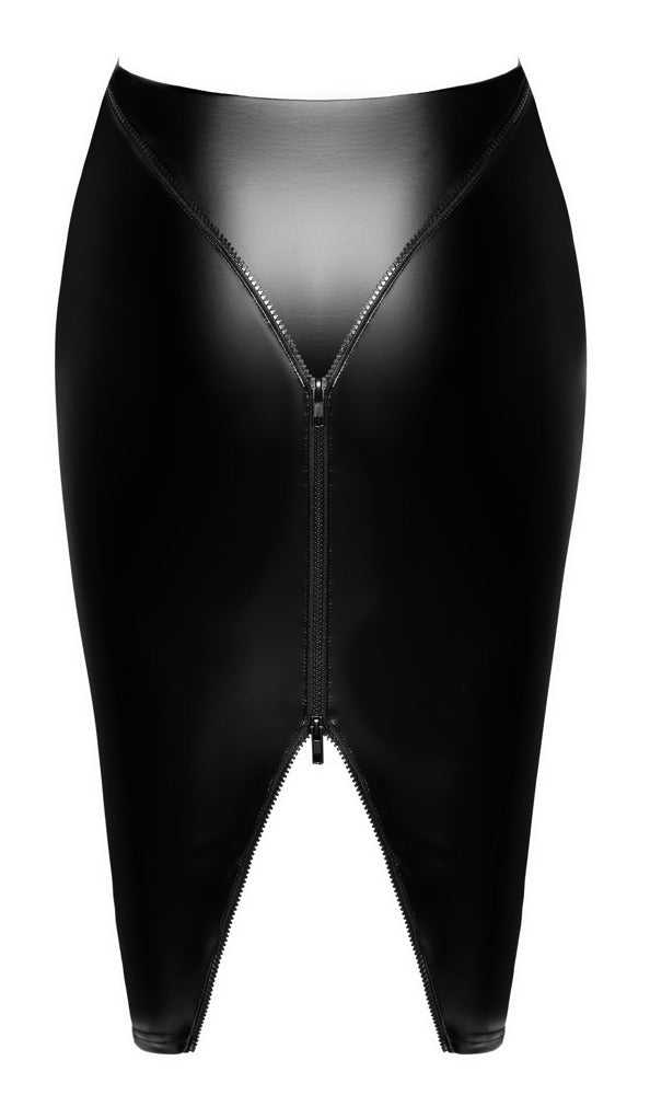 Rock in knieumspielender Länge - Noir Handmade - Hinreissend