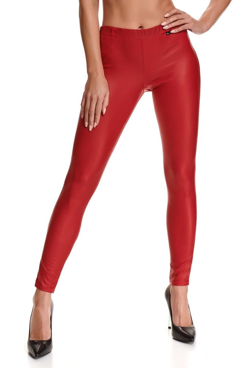 rote Leggings Lidia - Demoniq - Hinreissend