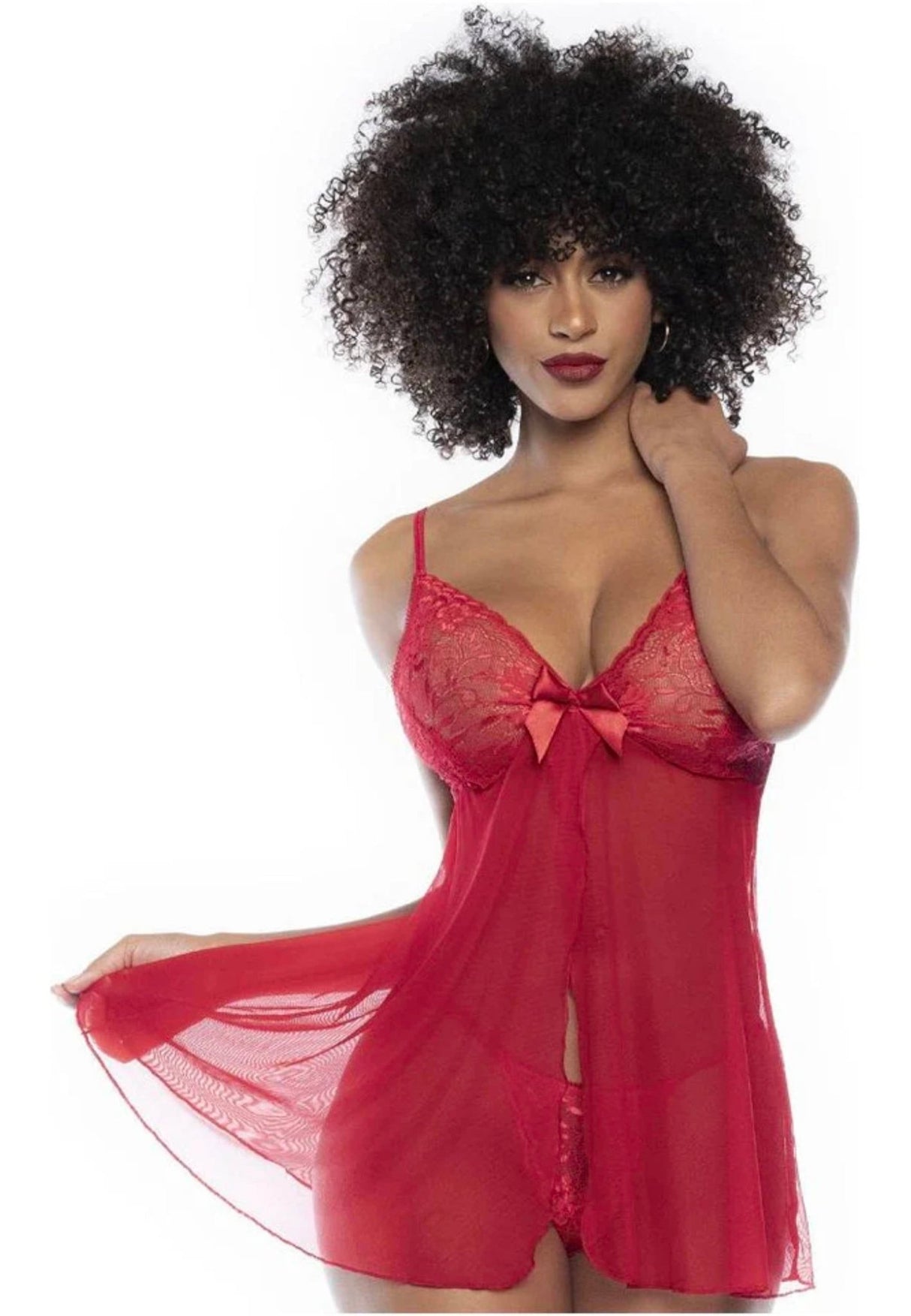 Rotes Babydoll – Mapalé - Hinreissend