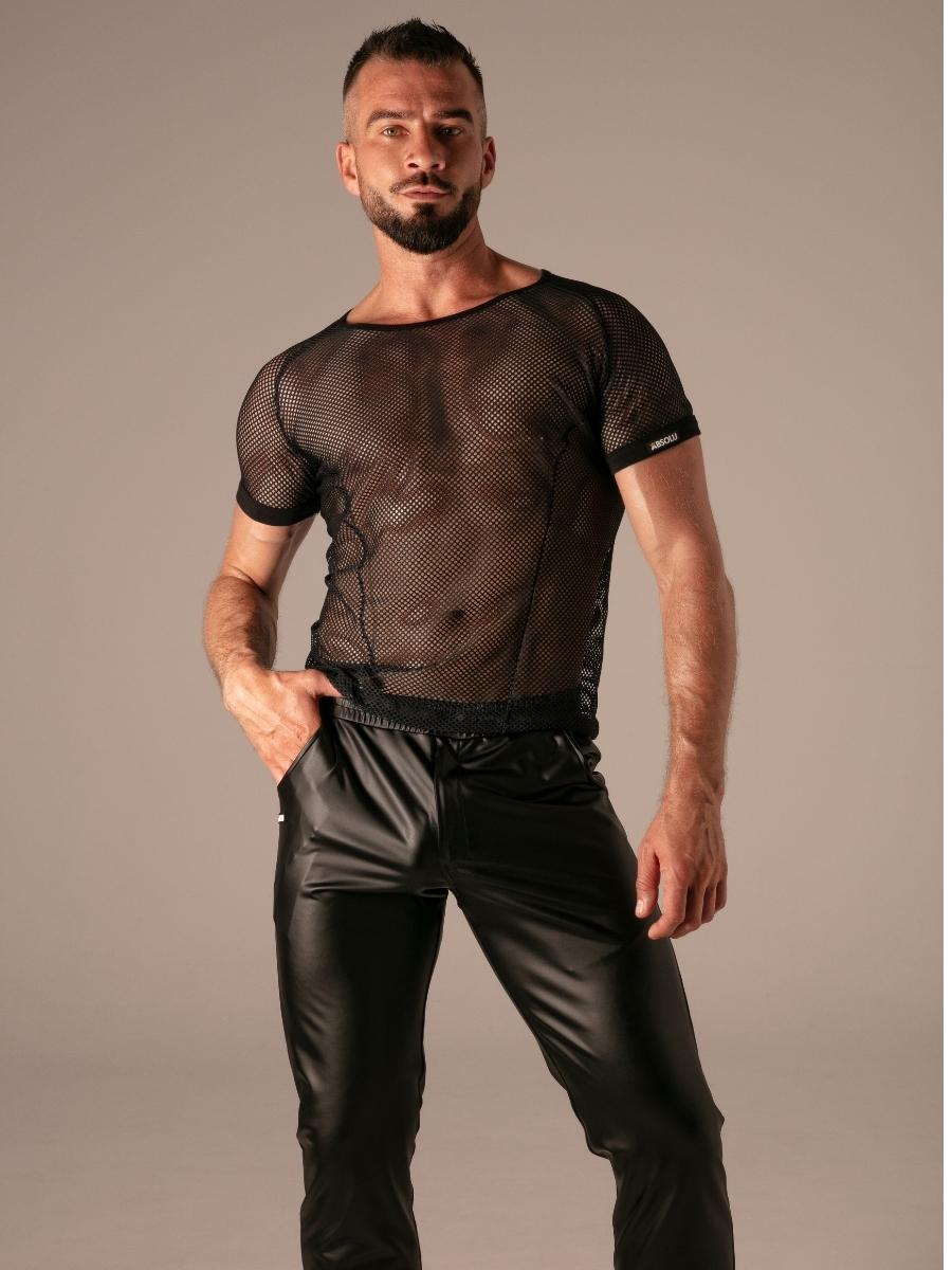 Seduction Mesh T-Shirt Schwarz â Absolu Male