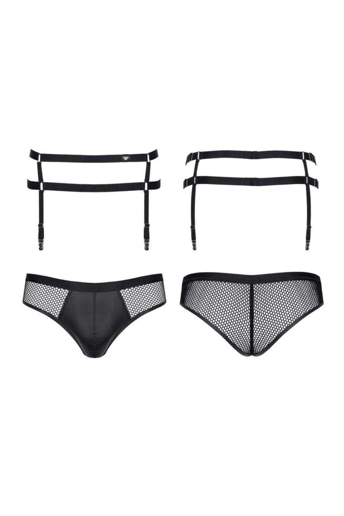 Slip + Strumpfhaltergürtel - CRDSET004 - Hinreissend