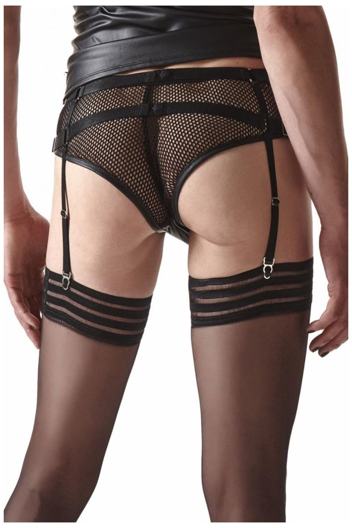 Slip + Strumpfhaltergürtel - CRDSET004 - Hinreissend