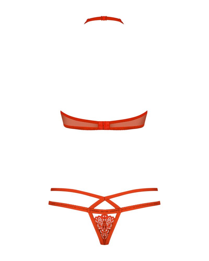Soft - BH & String aus roter Spitze - Hinreissend