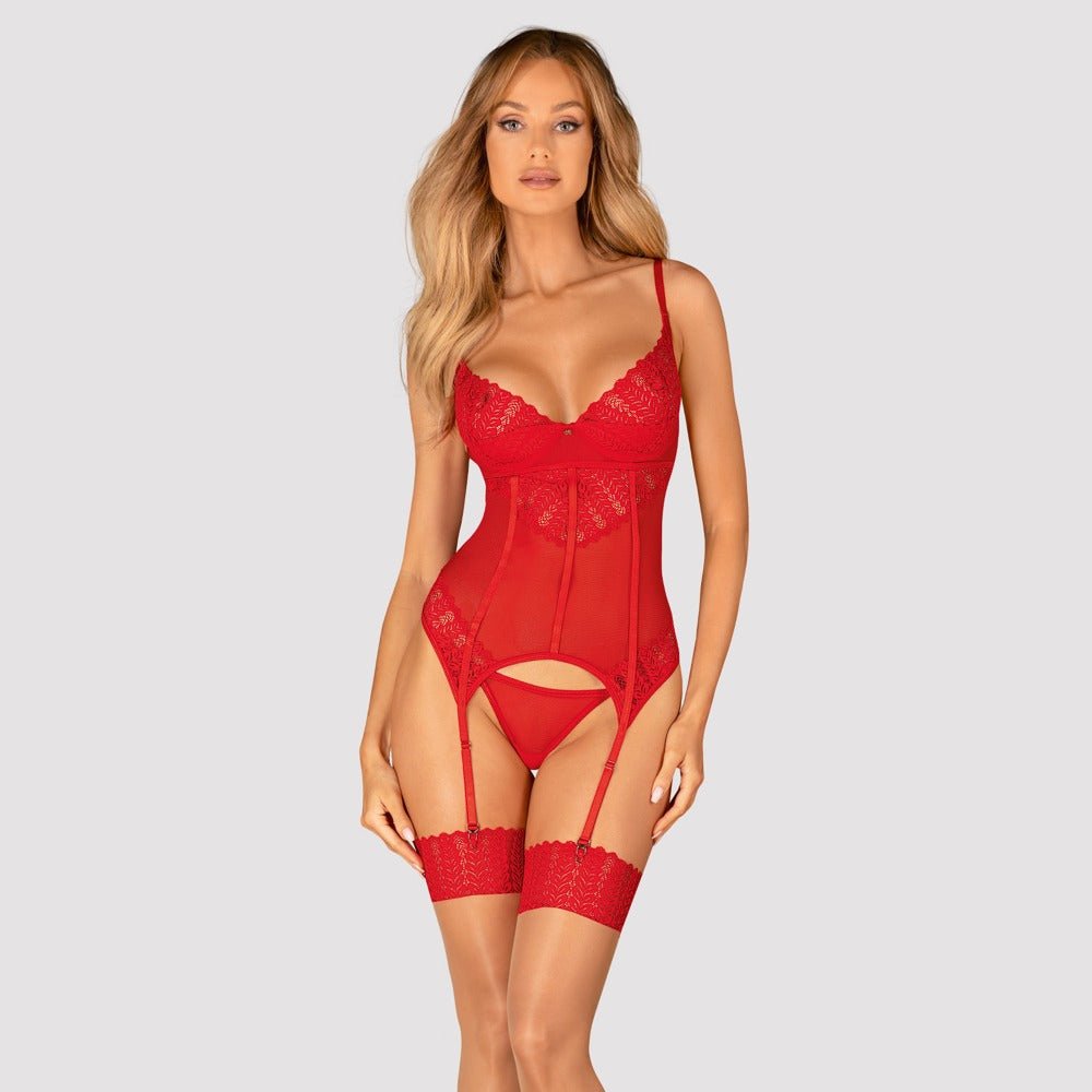 Straps - Corsage und String Set - Hinreissend