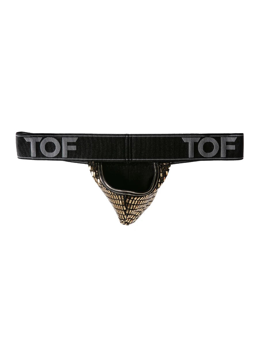 Stringloser Tanga Gold â TOF Paris - Hinreissend