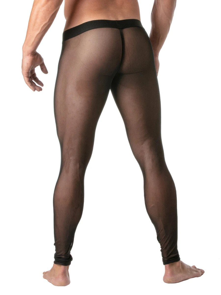 Transgressive Mesh Leggings Schwarz – TOF Paris - Hinreissend