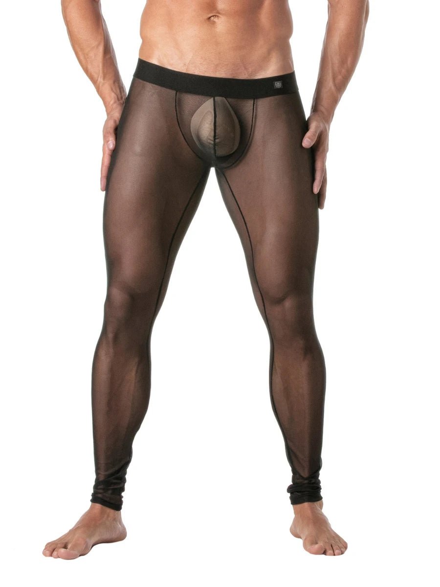 Transgressive Mesh Leggings Schwarz – TOF Paris - Hinreissend
