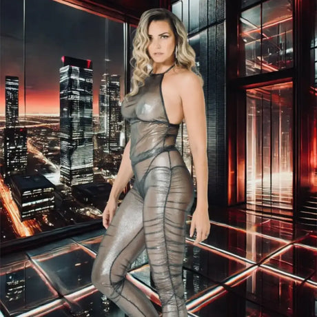 Les P’tites Folies Body von Patrice Catanzaro – sinnliche Damenmode mit transparenter Netzoptik