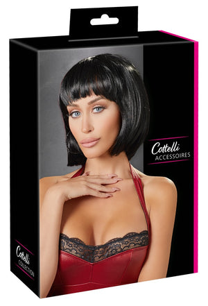 Cottelli ACCESSOIRES Perücke schwarz