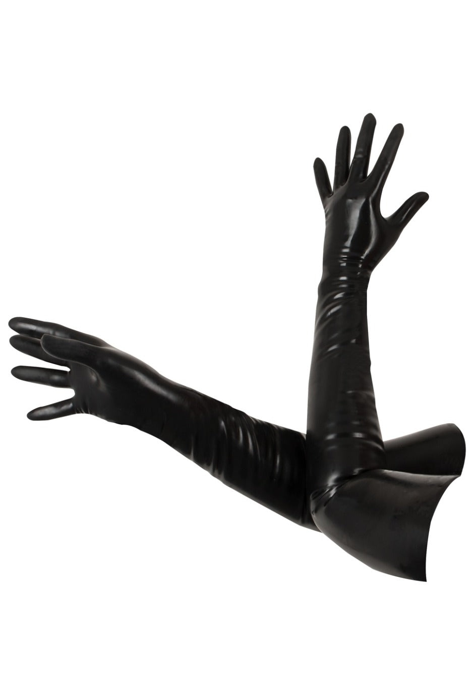 Late X Latex Handschuhe schwarz