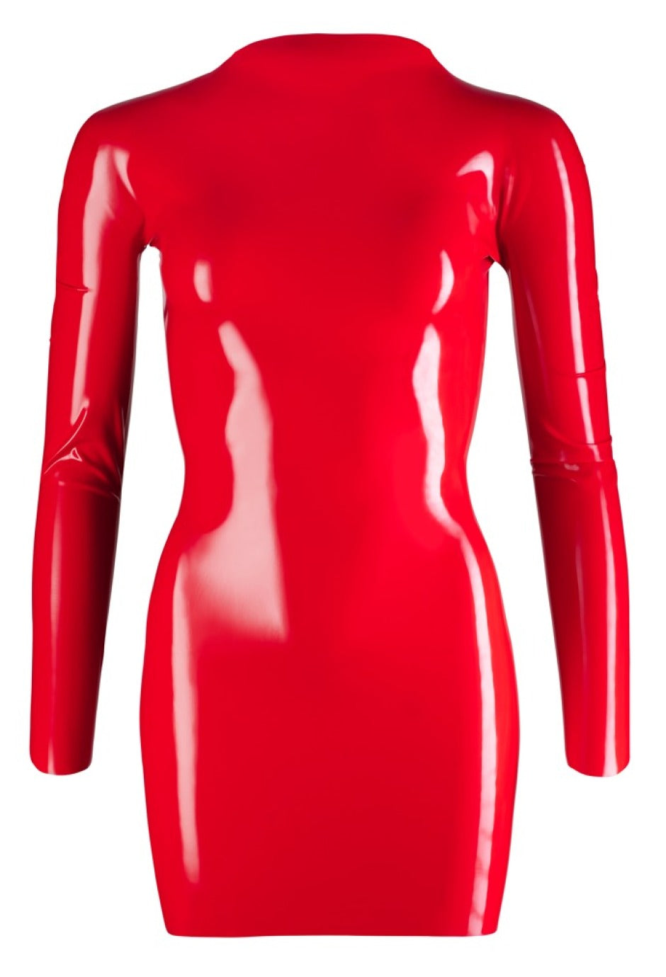 Late X Latex Minikleid rot