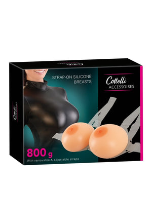 Cottelli ACCESSOIRES Silikonbrüste mit Halter 800 g