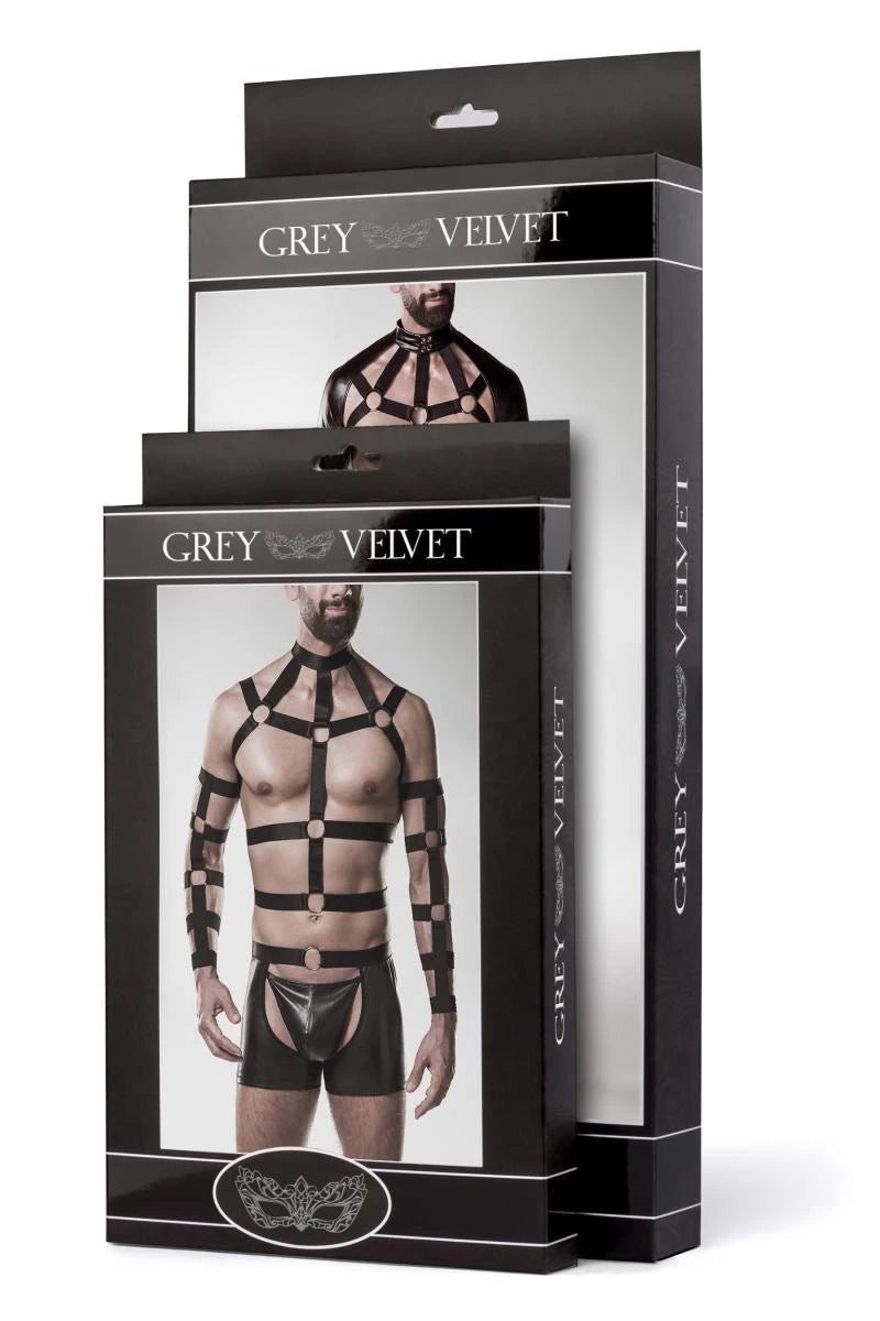 2 - teiliges Herren - Set 20057 - Grey Velvet - Hinreissend