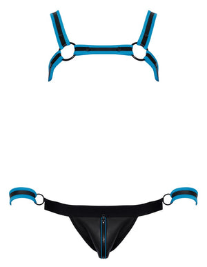 Harness und Jock in Neopren-Optik | Sevenjoyment BONDAGE