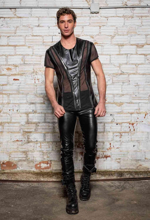 L'Homme by Patrice Catanzaro Wetlook Shirt TOBIAS | L'Homme by Patrice Catanzaro