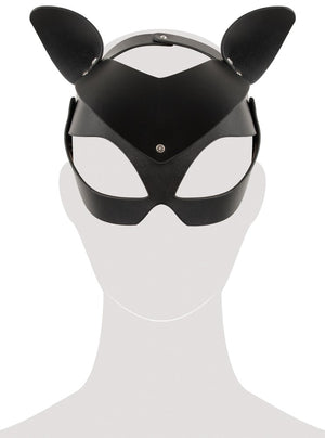 Catmask Strass, Kopfmaske mit Katzenohren