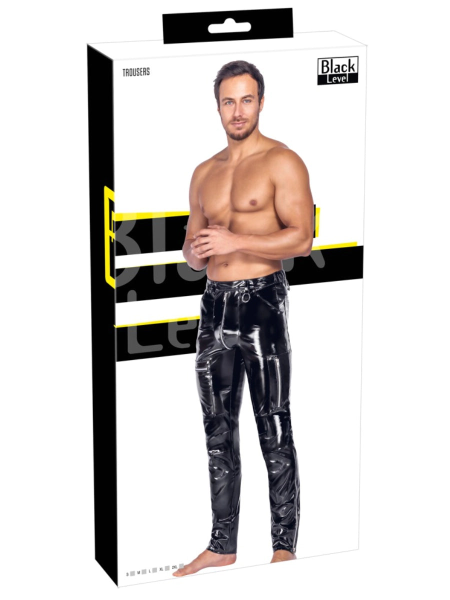 Lack-Hose Schwarz – Black Level