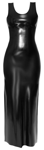 Langes Kleid aus Latex