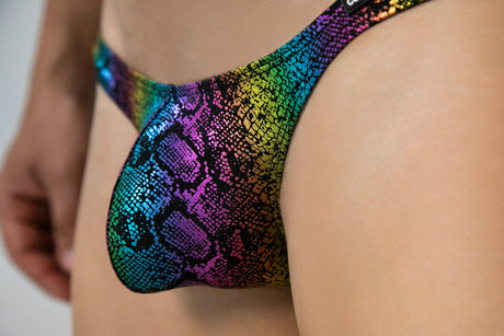 SP4NDEX Low Rise Bulge Brief Prisma Snake Herren – CUT4MEN
