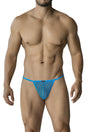 ULTR4MESH G-String Azurblau Herren – CUT4MEN