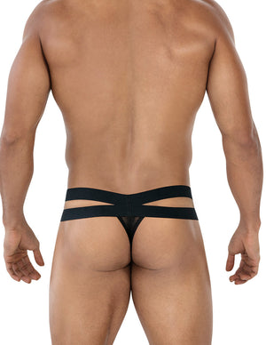 Netz-Tanga mit Netz und Bändern -R4VAGE by C4M