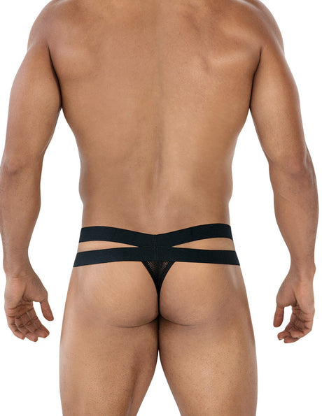 Netz-Tanga mit Netz und Bändern -R4VAGE by C4M