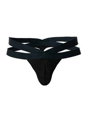 Netz-Tanga mit Netz und Bändern -R4VAGE by C4M