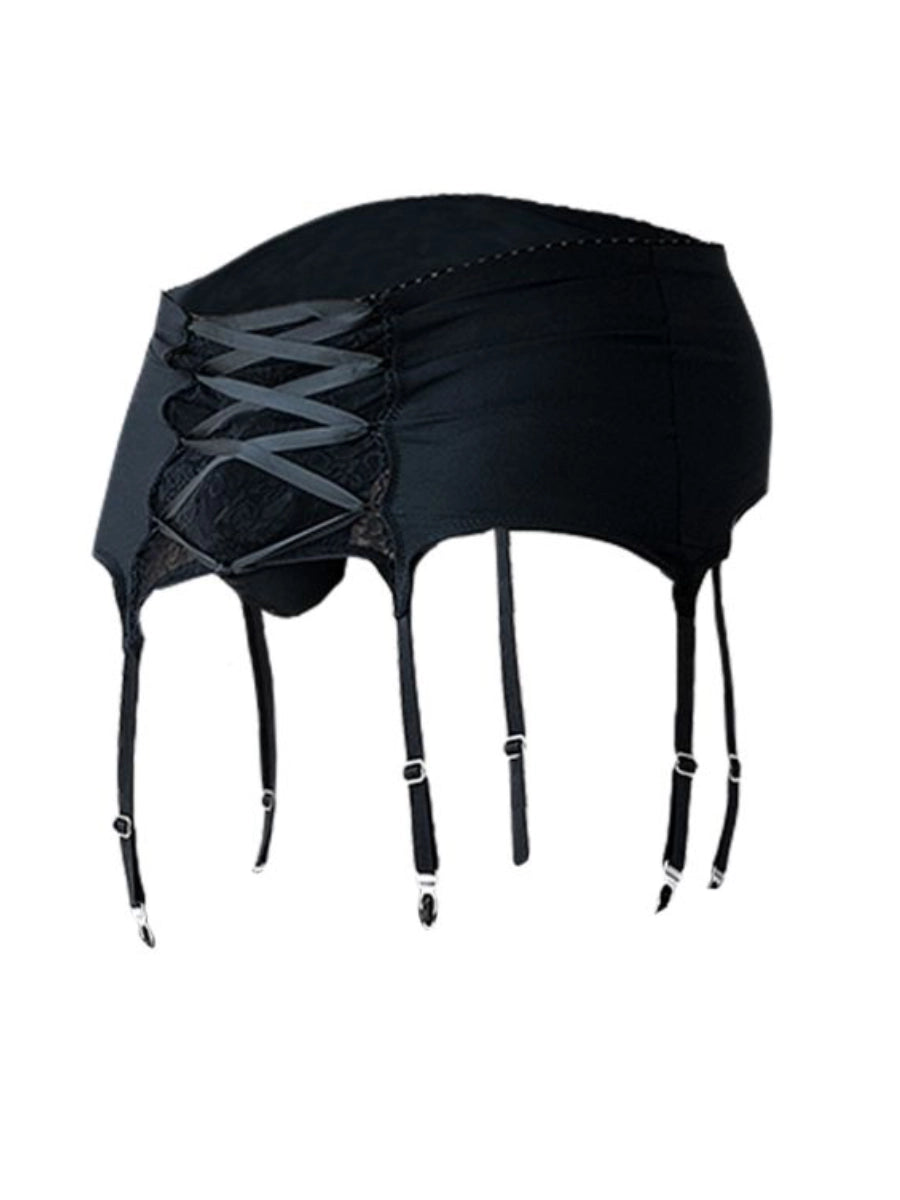 Crossed Garter R4VAGE by C4M – Strumpfhalter Look