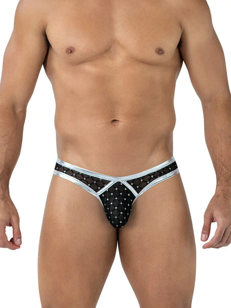 Support Thong R4VAGE by C4M – schwarz & silber