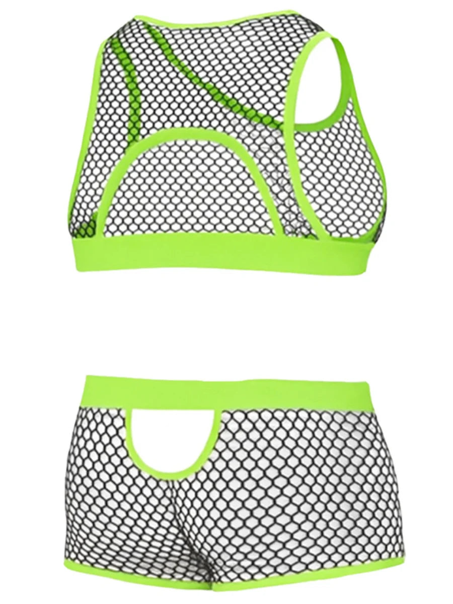 Black Neon Rave Total Look R4VAGE by C4M